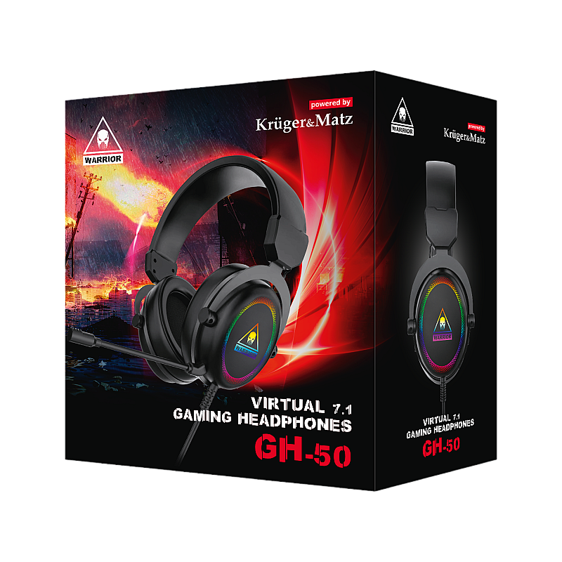 Ακουστικά για παιχνίδια Kruger&Matz Warrior GH-50 στο αυτί