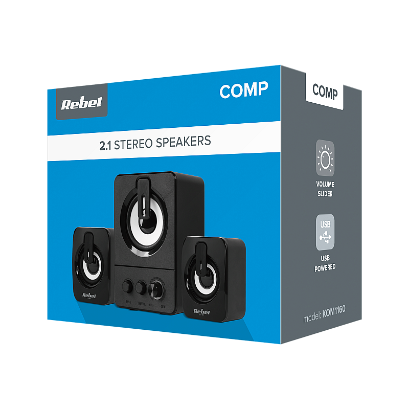 2.1 Ηχεία υπολογιστή Rebel CS-50 2.1 Ηχεία υπολογιστή Rebel CS-50