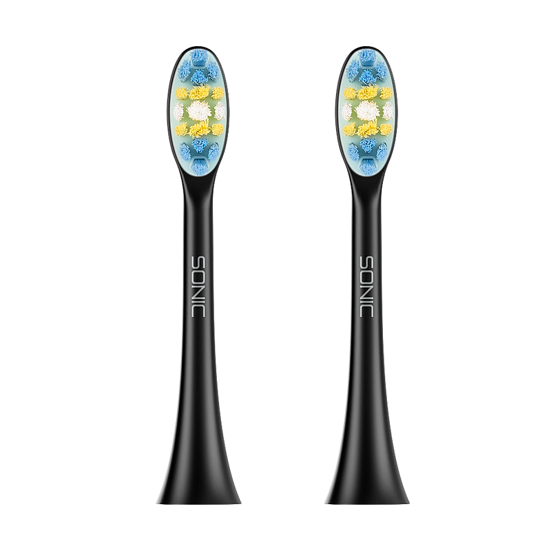 TEESA SONIC 2 κεφαλές οδοντόβουρτσας TSA8087-B μεσαίου μεγέθους Sonic