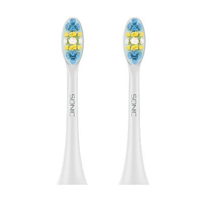 TEESA SONIC 2 κεφαλές οδοντόβουρτσας TSA8087-W μεσαίου μεγέθους Sonic