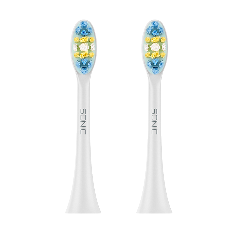 TEESA SONIC 2 κεφαλές οδοντόβουρτσας TSA8087-W μεσαίου μεγέθους Sonic