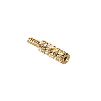 Πρίζα 3,5mm χρυσό καλώδιο
