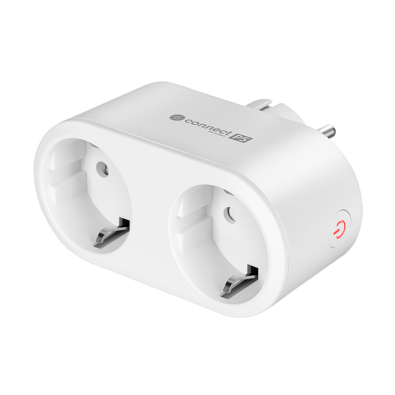 Διπλή υποδοχή WiFi Kruger&Matz Connect P5 Tuya Διπλή υποδοχή WiFi Kruger&Matz Connect P5 Tuya