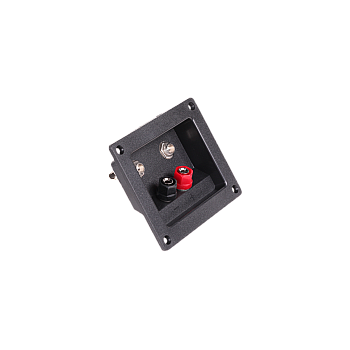 Υποδοχή ακροδέκτη ηχείου x 2 μπανάνα +2 x βύσμα