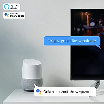 Πρίζα WiFi Kruger&Matz Connect P4 μαύρη Tuya