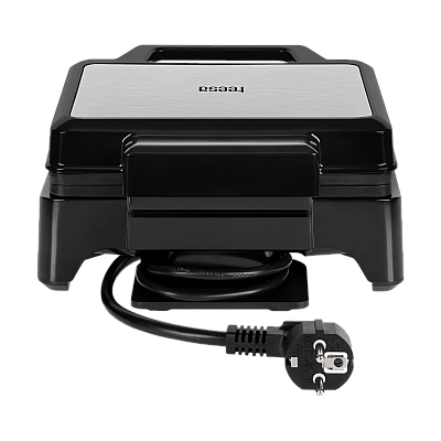 Βαφλιέρα TEESA, 2 βάφλες, 1600W, inox, ρύθμιση ισχύος