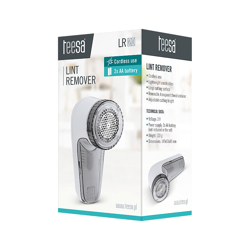 Teesa Αποχνουδωτής Λευκός LR20