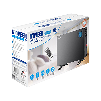 Καλοριφέρ CH7100 LCD SMART BLACK N'OVEEN Καλοριφέρ CH7100 LCD SMART BLACK N'OVEEN