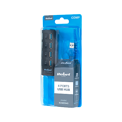 HUB USB 3.0 Rebel 4 θυρών HUB USB 3.0 Rebel 4 θυρών