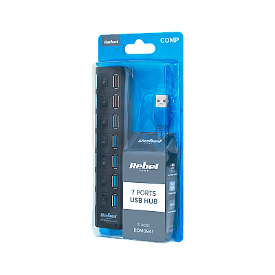7 θύρες USB 3.0 HUB Rebel 7 θύρες USB 3.0 HUB Rebel