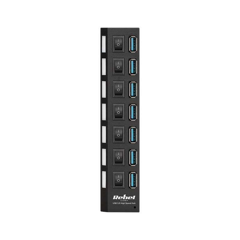 7 θύρες USB 3.0 HUB Rebel 7 θύρες USB 3.0 HUB Rebel