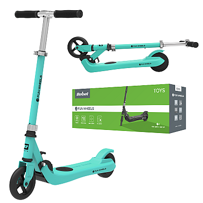 Ηλεκτρικό σκούτερ FUN WHEELS BLUE για παιδιά Ηλεκτρικό σκούτερ FUN WHEELS BLUE για παιδιά