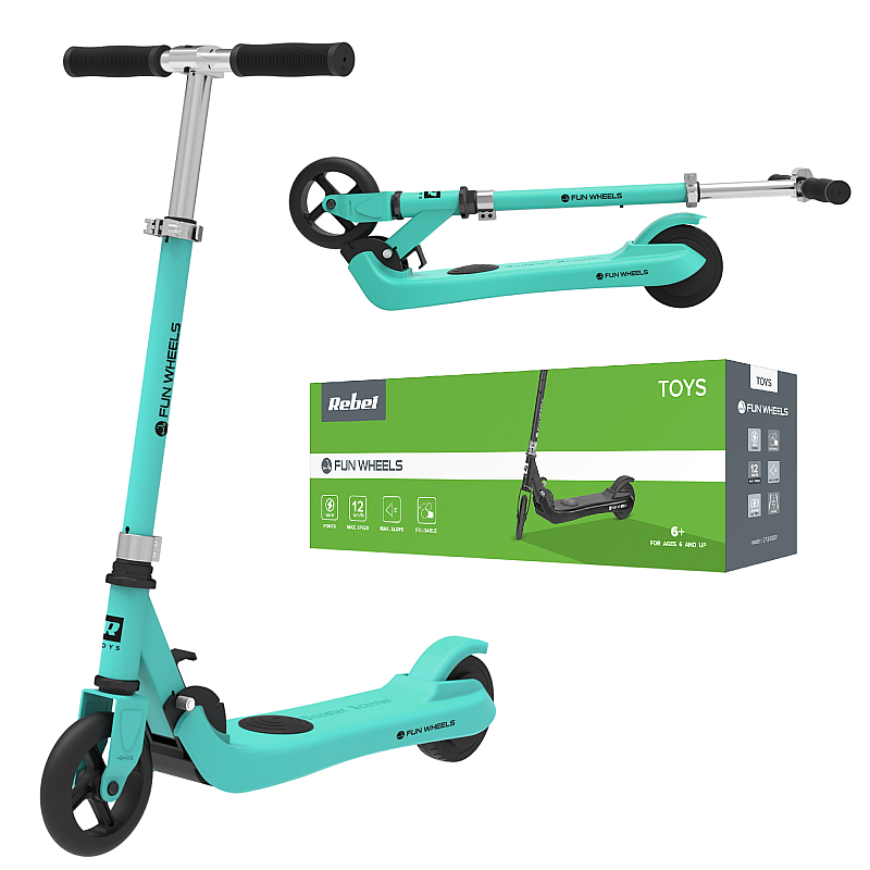 Ηλεκτρικό σκούτερ FUN WHEELS BLUE για παιδιά Ηλεκτρικό σκούτερ FUN WHEELS BLUE για παιδιά