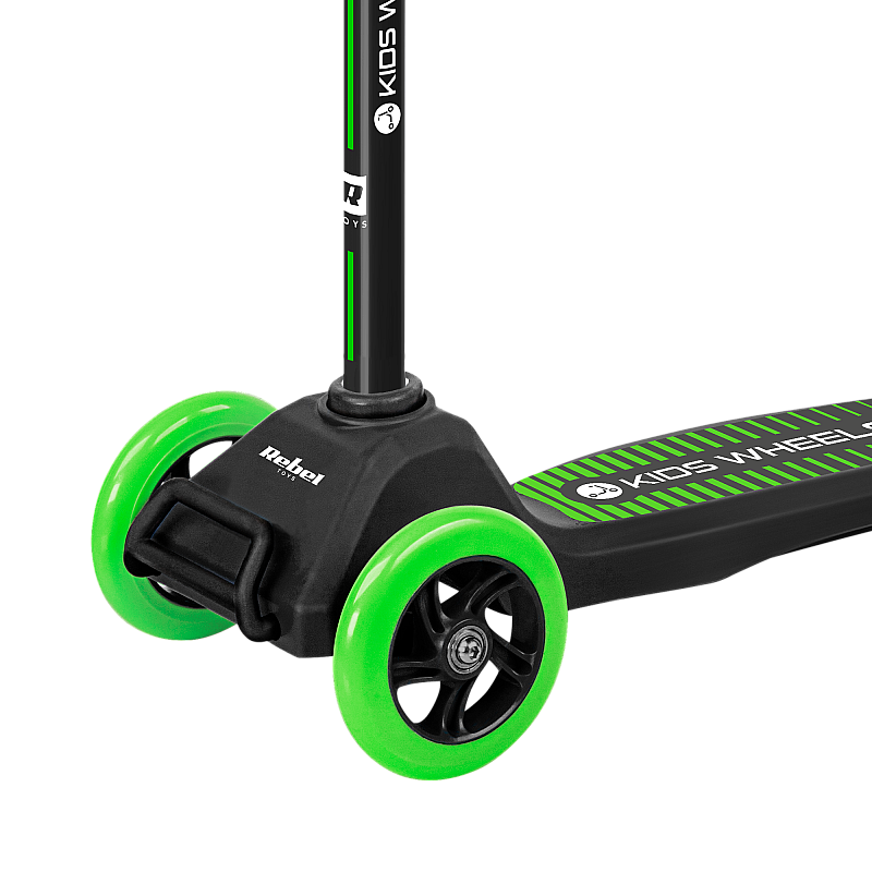 REBEL KIDS WHEELS ΠΡΑΣΙΝΟ τρίτροχο σκούτερ REBEL KIDS WHEELS ΠΡΑΣΙΝΟ τρίτροχο σκούτερ