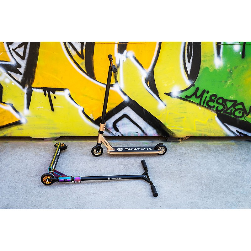 Stunt scooter REBEL SKATER PRO GOLD Stunt scooter REBEL SKATER PRO GOLD