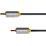 Kabel 1RCA-1RCA 0,5m Kruger&Matz Basic