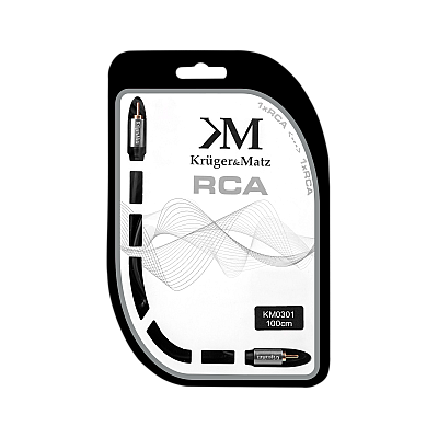 Kabel 1RCA-1RCA 1.0m Kruger&Matz