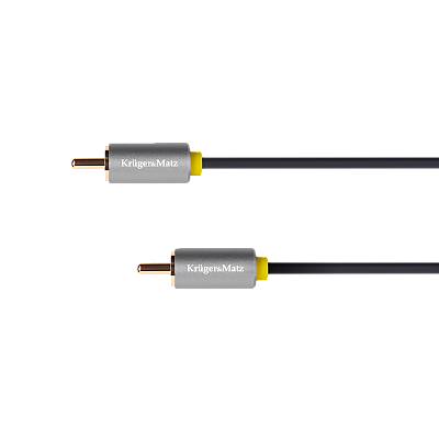 Kabel 1RCA-1RCA 1,8m Kruger&Matz Basic