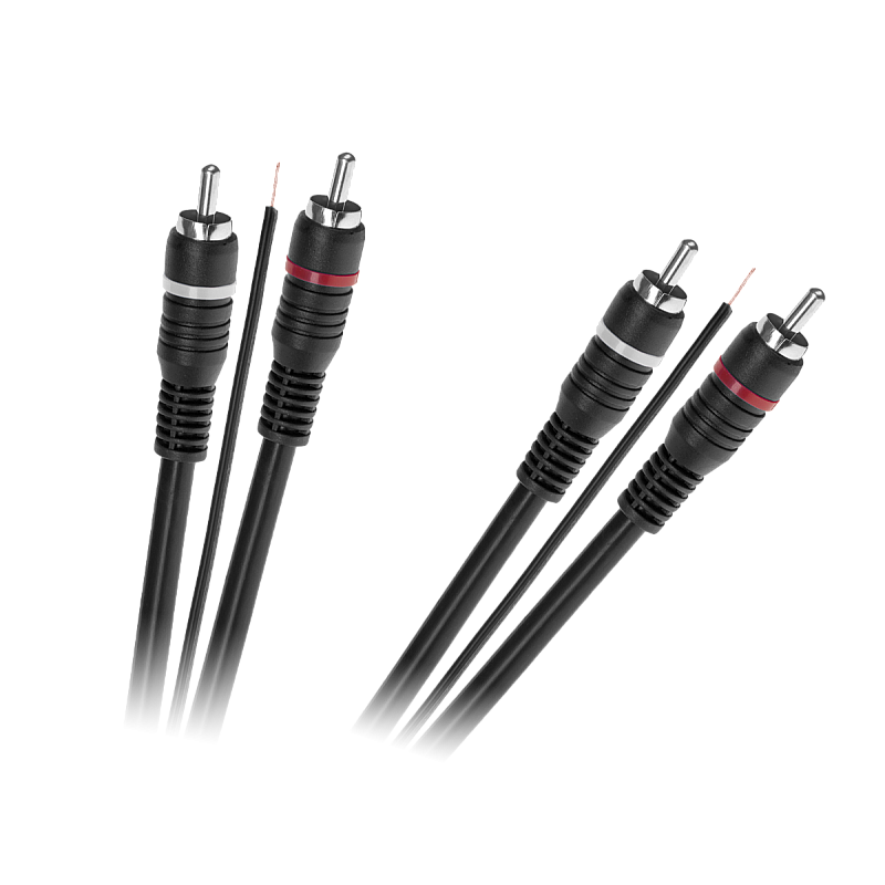 2 x RCA - 2 x καλώδιο RCA με καλώδιο ελέγχου