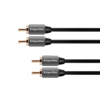 Kabel 2RCA-2RCA 0,5m Kruger&Matz