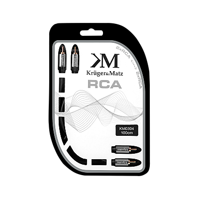 Kabel 2RCA-2RCA 1.0m Kruger&Matz