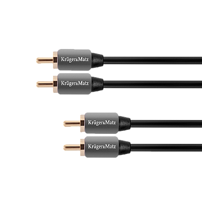 Kabel 2RCA-2RCA 1,8m Kruger&Matz
