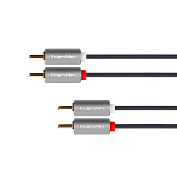 Kabel 2RCA-2RCA 3m Kruger&Matz Basic