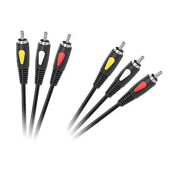 Καλώδιο 3RCA-3RCA 3,0m Cabletech Eco-Line