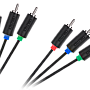 3RCA-3RCA Component 1,8m Τυπικό καλώδιο Cabletech