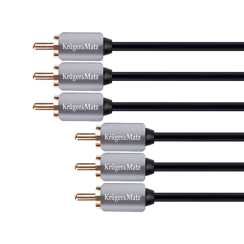 3RCA-3RCA εξάρτημα 1,8m καλώδιο Kruger&Matz