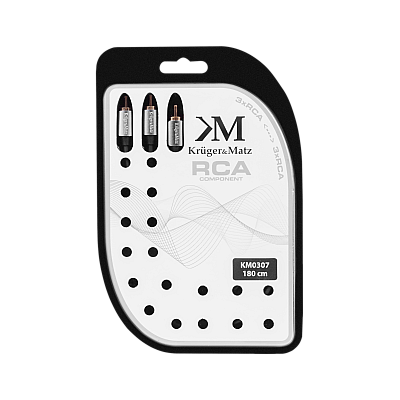 3RCA-3RCA εξάρτημα 1,8m καλώδιο Kruger&Matz