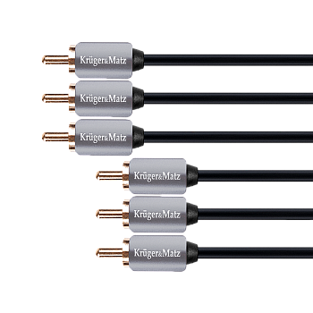 3RCA-3RCA εξάρτημα 3.0m καλώδιο Kruger&Matz