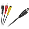 Καλώδιο DIN-4 x RCA 1,8m