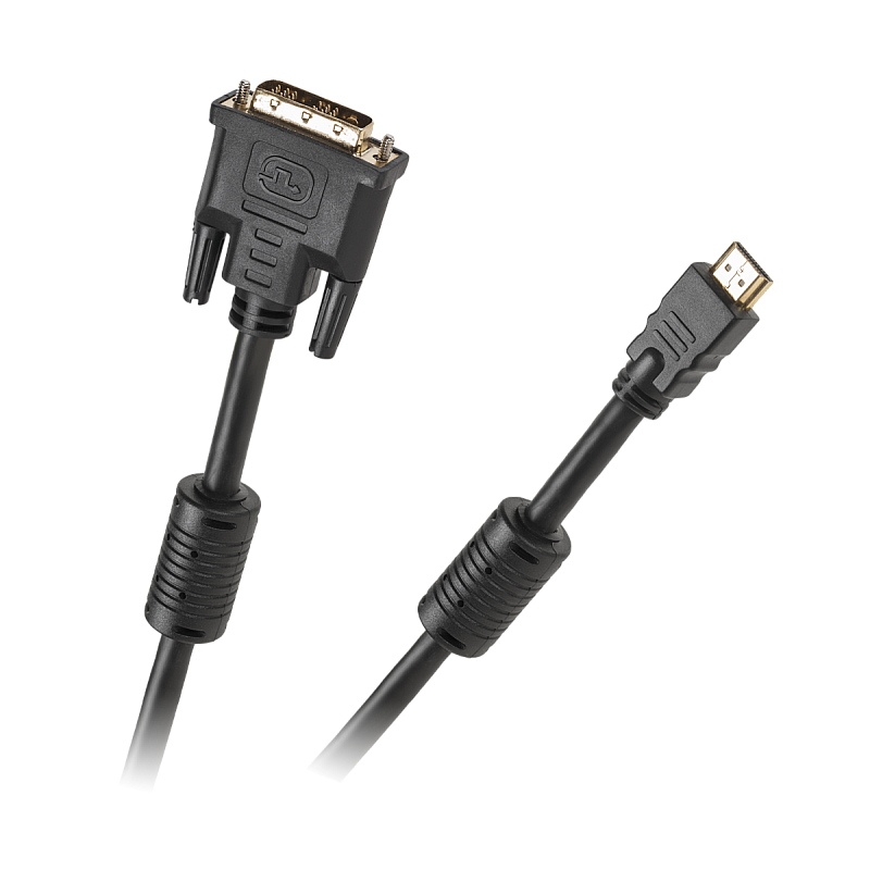 Kabel DVI-HDMI 5m GOLD v1.3b