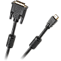 Kabel DVI-HDMI 5m GOLD v1.3b