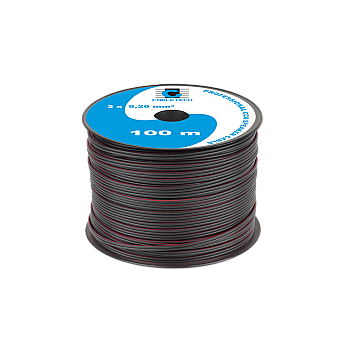 Μαύρο καλώδιο ηχείων CCA 0,20 mm