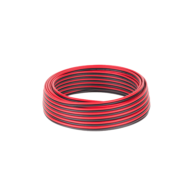 Καλώδιο ηχείων CCA 0,75mm Μαύρο-Κόκκινο 10M