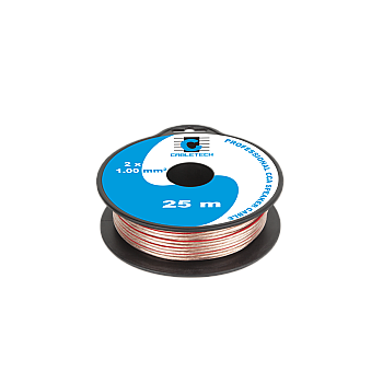 Καλώδιο ηχείων CCA 1,0mm 25M