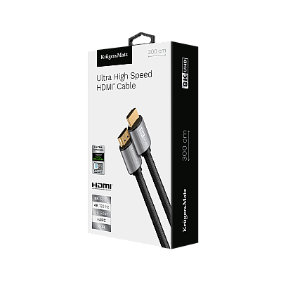 Kabel HDMI-HDMI 2.1 8K 3 m Kruger&Matz
