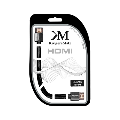 Καλώδιο HDMI - Πρόσθετο HDMI (AA) 1,8 m Kruger&Matz 4K