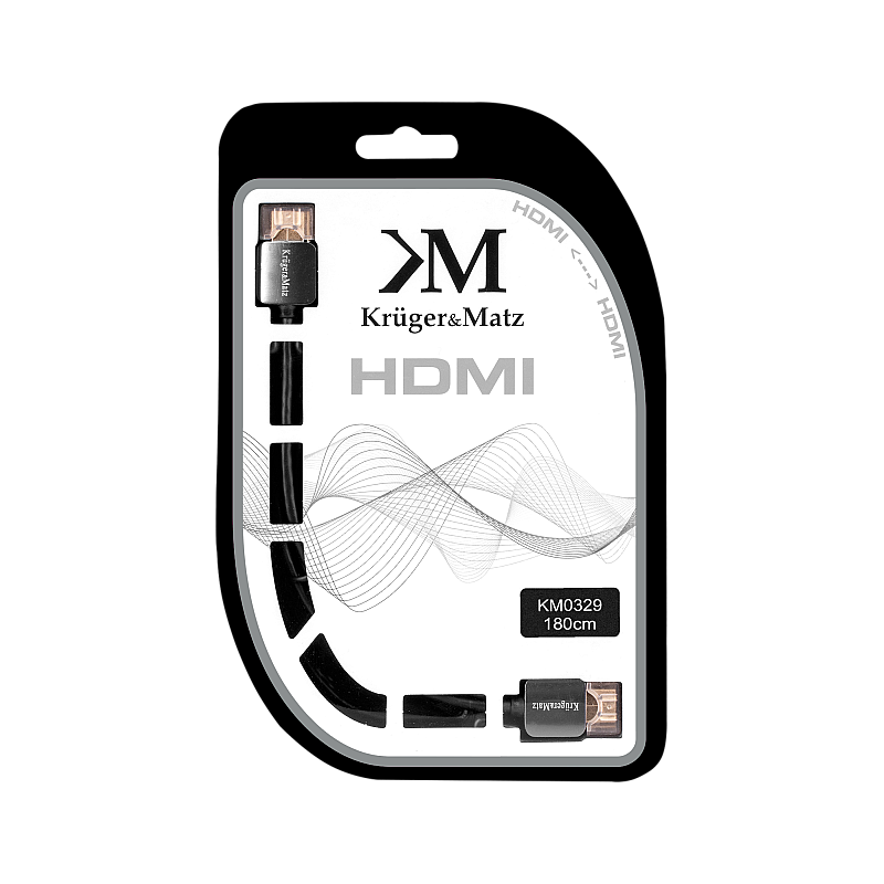 Καλώδιο HDMI - Πρόσθετο HDMI (AA) 1,8 m Kruger&Matz 4K