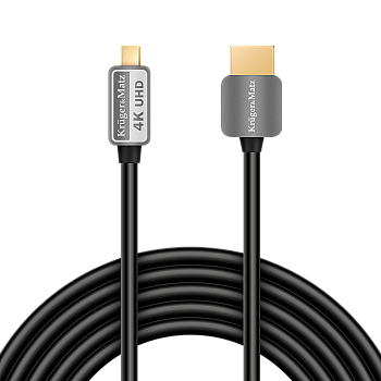 Καλώδιο HDMI - βύσμα micro HDMI (AD) 3.0m Kruger&Matz