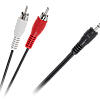 Kabel JACK 3,5-2 x RCA 15μ