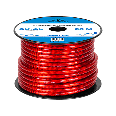 8Ga OD6,7mm καλώδιο αυτοκινήτου CU+AL 25μ