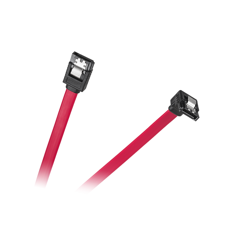 Καλώδιο SATA, ίσιο βύσμα - γωνιακό βύσμα, 0,5 m