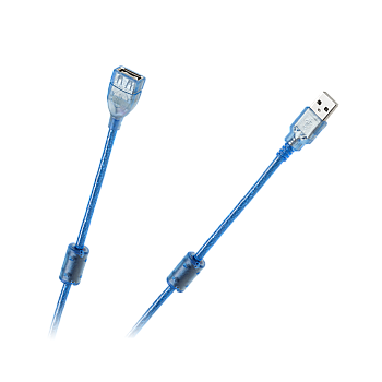 Καλώδιο επέκτασης USB 2.0 Az-Am, 5 m, οθόνη + φίλτρο