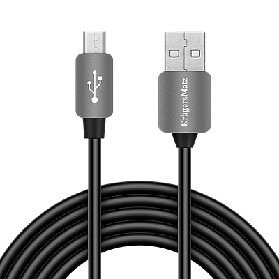 USB - καλώδιο βύσματος micro USB 1,8m Kruger&Matz