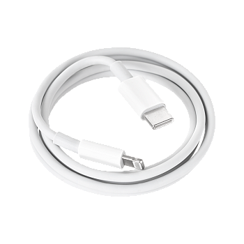 Καλώδιο USB Type C - Lightning REBEL 100 cm λευκό