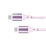 USB Type C - Καλώδιο USB Type C 100 W 1 m silicone pink Kruger&Matz Basic