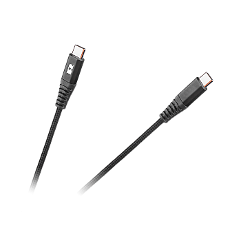 USB Type C - Καλώδιο USB Type C REBEL 100 cm μαύρο